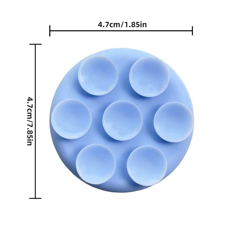 Round Silicone Suction Pad for Mobile Phone Samsung for Iphone Sticky Finger Grip Stand Sticker Suction Cup Phone Holder Griptok