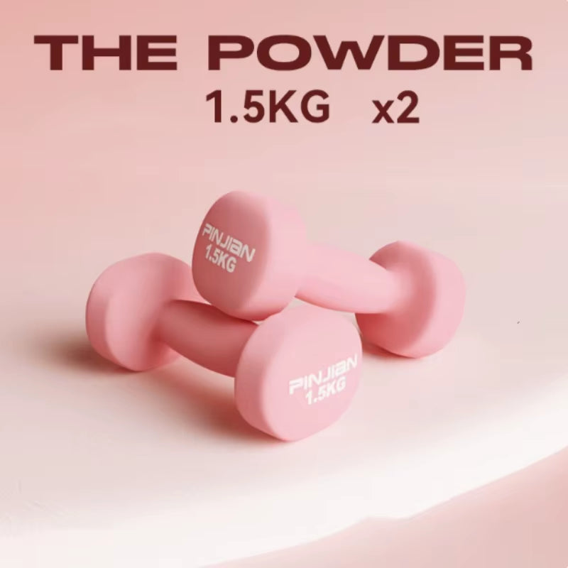 Women Dumbbells Fitness Household Equipment Colour Fitness Strength Exercise at Home Gym Equipment