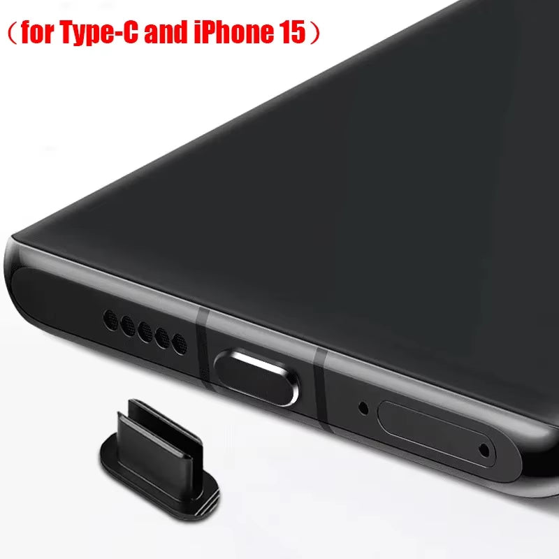 Mobile Phone Charging Port Dust Plug for Iphone 16 15 14 13 Pro Max Port Cleaner Kit Computer Keyboard Cleaner Tool Clean Brush