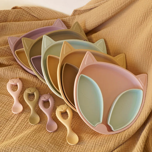 New Baby Soft Silicone Spoon Cartoon Animal Spoon Children Food Baby Feeding Tools Baby Spoon Gadgets Tableware