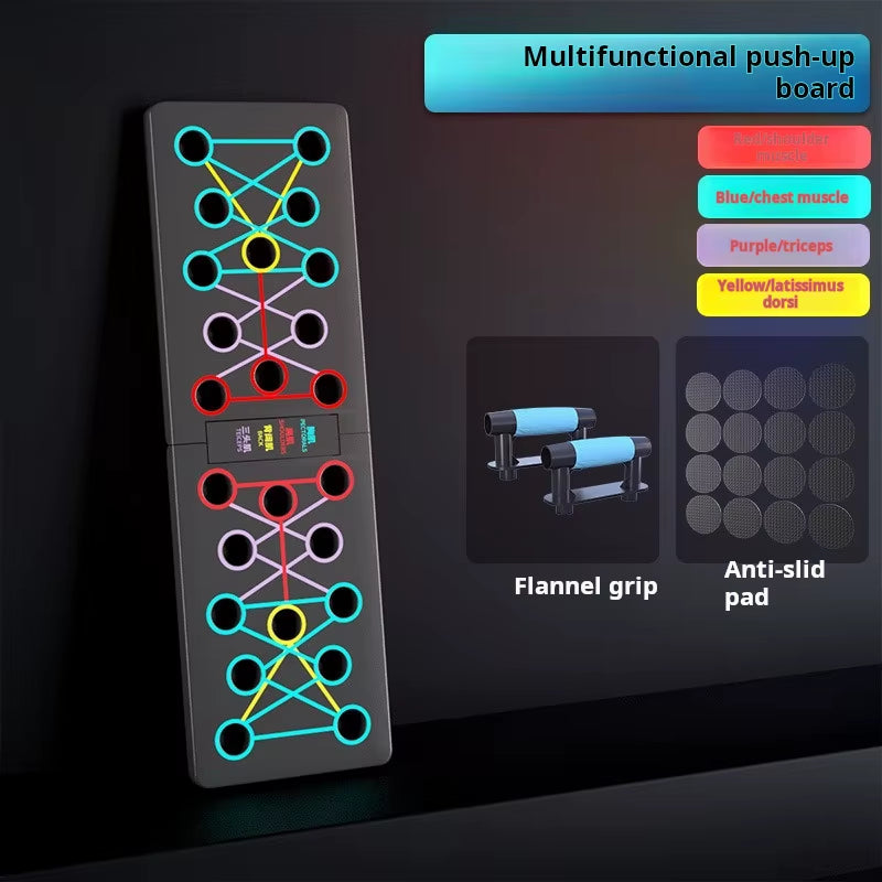 Push up Support Board Multifunctional Chest Abdominal Muscle Training Board Fitness Aid Folding Assist Fitness Equipment Fitness