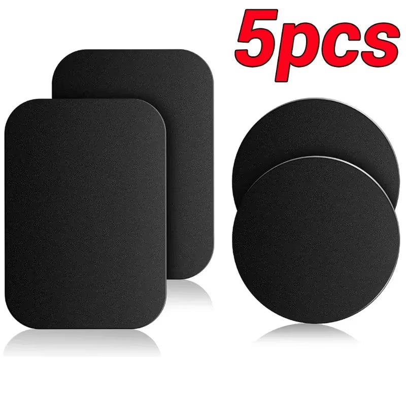 5Pcs Metal Plate Disk for Magnet Car Phone Holder round Iron Sheet Stickers Car Magnetic Phone Stand Mount Accessories