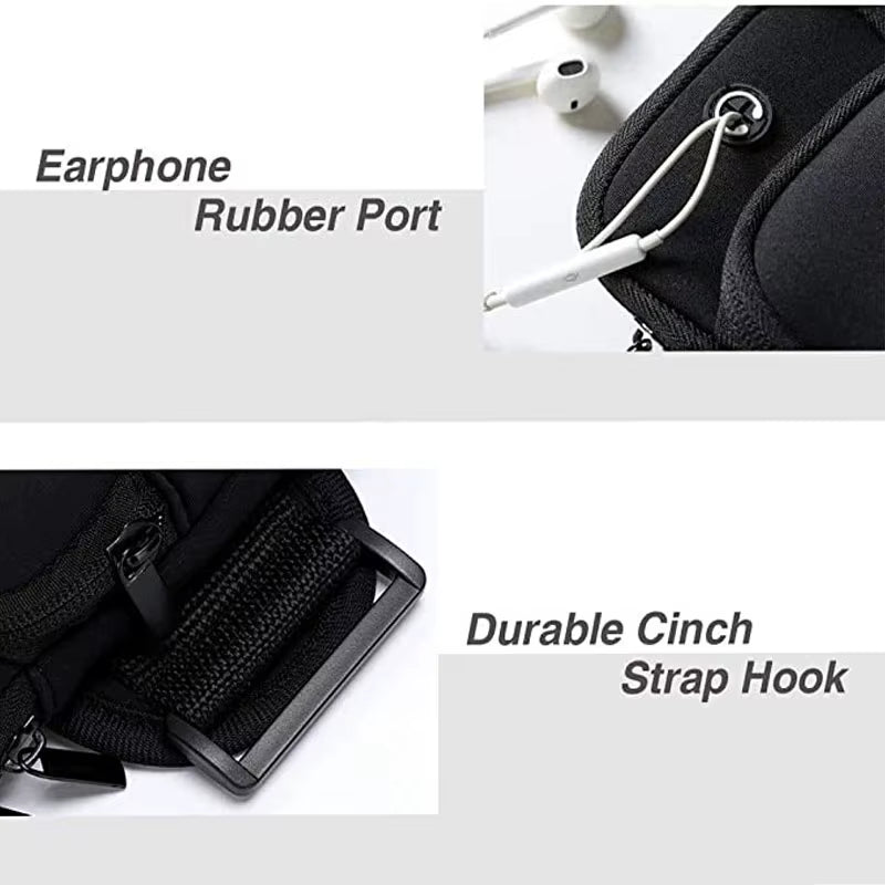 Universal 6.5'' Running Sport Armband Bag Waterproof Arm Bag Mobile Phone Bag Case Fitness Gym Arm Band for Iphone Samsung Huawe