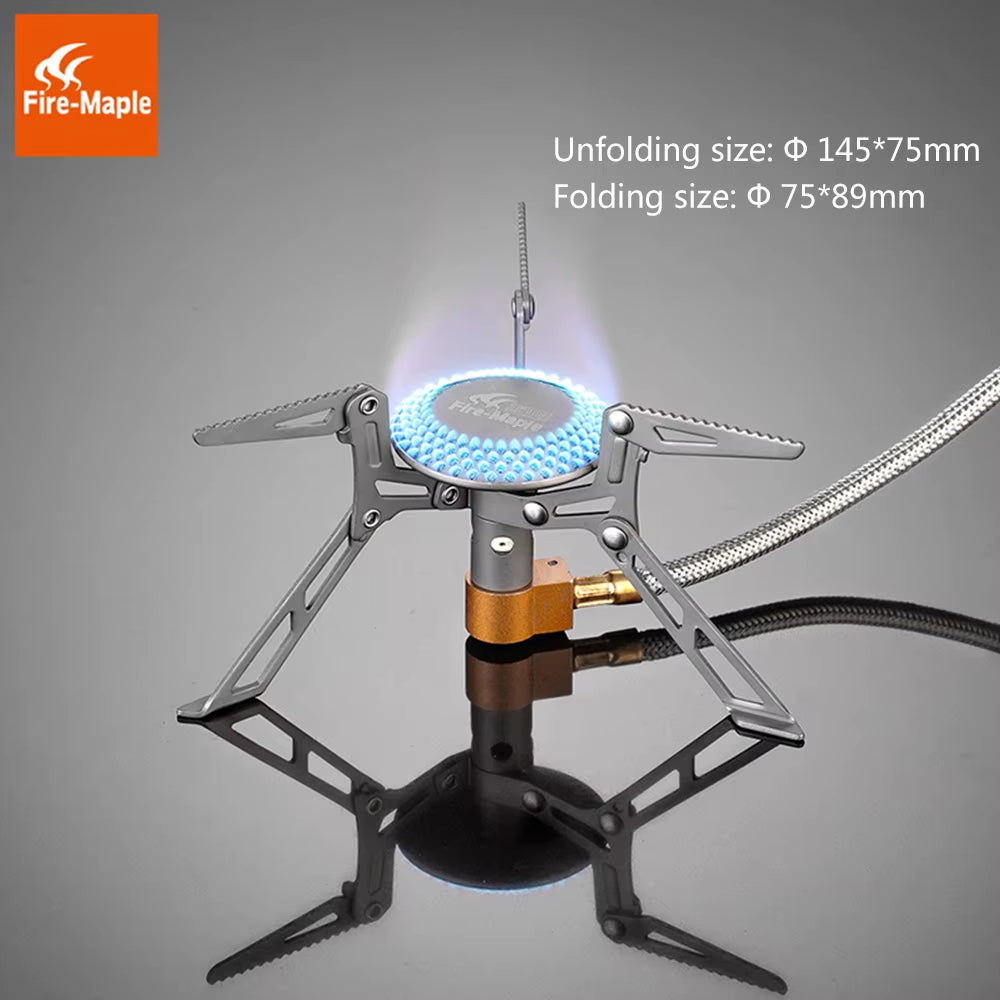 Fire Maple Titanium Stove Ultralight Outdoor Camping Hiking Stoves Lightweight Travel Gas Furnace Portable Gas Burners