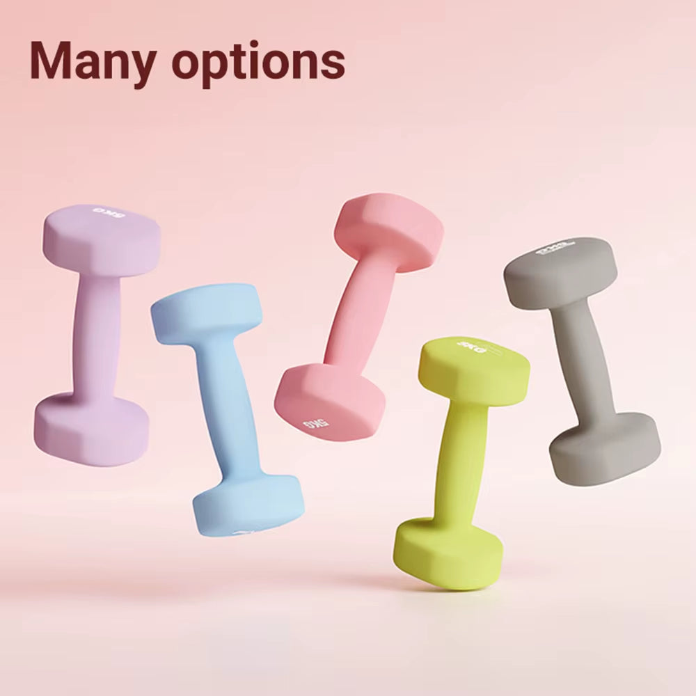 Women Dumbbells Fitness Household Equipment Colour Fitness Strength Exercise at Home Gym Equipment