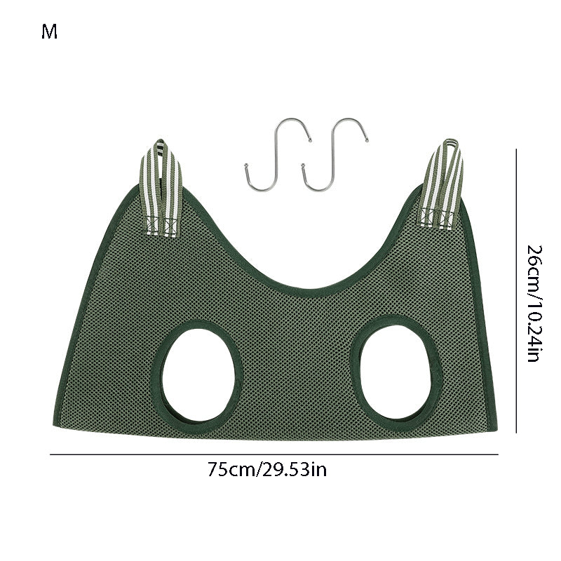 Pet Grooming Hammock Harness for Cats and Dogs, Cat Grooming Sling for Trimming Nail and Ear Care, Pet Hammock Restraint Bag