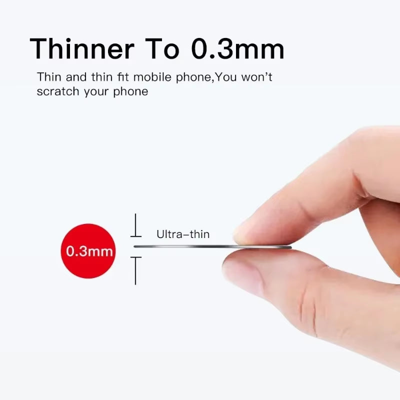 5Pcs Metal Plate Disk for Magnet Car Phone Holder round Iron Sheet Stickers Car Magnetic Phone Stand Mount Accessories