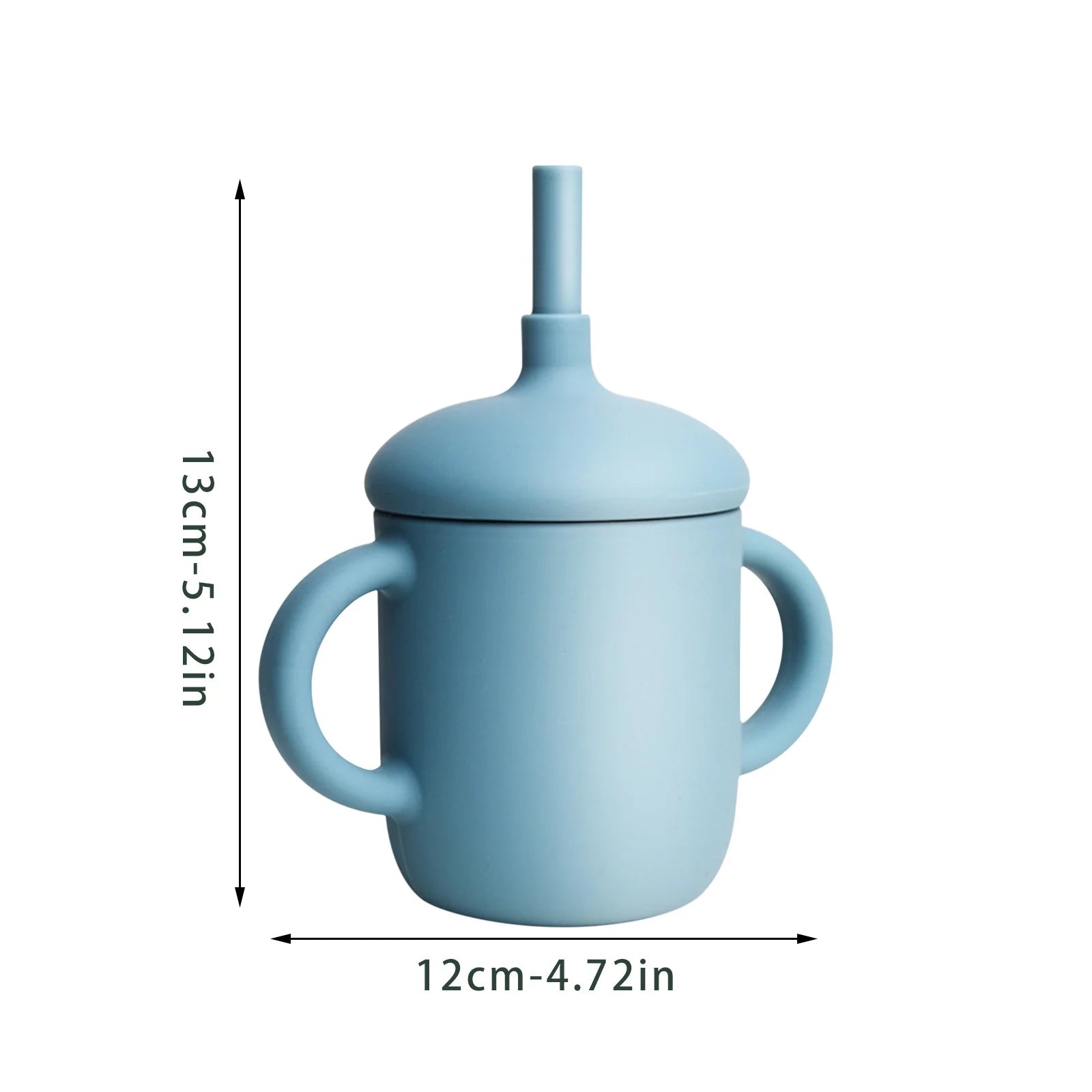 Clearance Silicone Baby Sippy Cup and Training Cup,Soft Spout and Handles Easy Grip Leak-Proof Design3 Stages Training Cup Straw Cup for Babies 6-12 Months and Toddlers