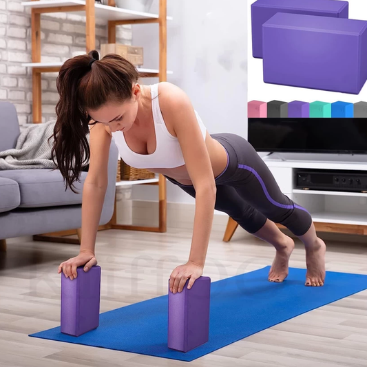 Yoga Blocks with Yoga Strap