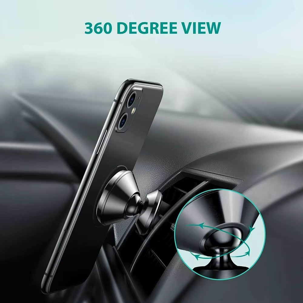 Magnetic Phone Holder in Car GPS Air Vent Mount Magnet Stand Car Mobile Phone Holder Car Accessories Interior Car Magnet Sticker