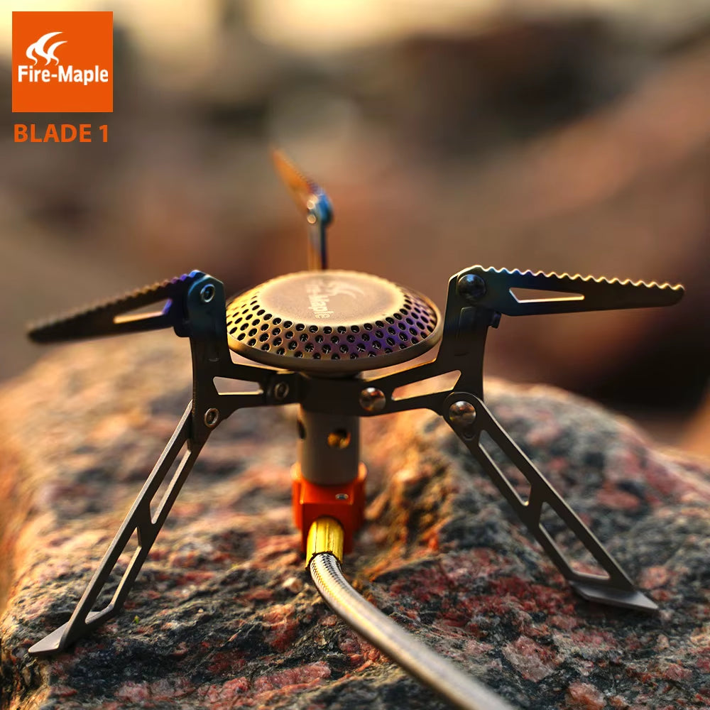 Fire Maple Titanium Stove Ultralight Outdoor Camping Hiking Stoves Lightweight Travel Gas Furnace Portable Gas Burners