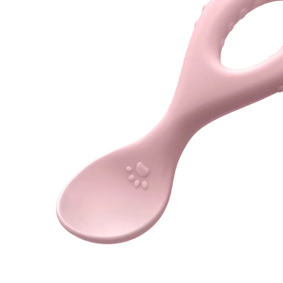 New Baby Soft Silicone Spoon Cartoon Animal Spoon Children Food Baby Feeding Tools Baby Spoon Gadgets Tableware