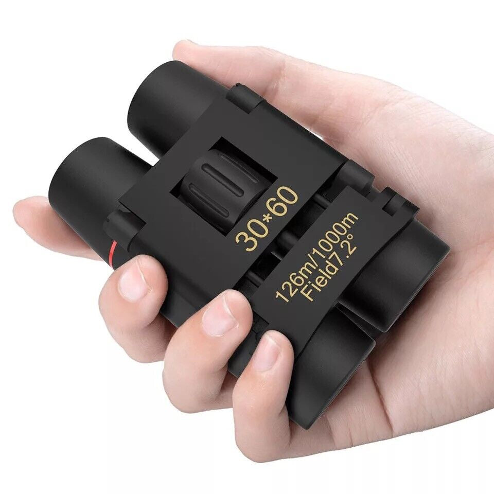 Binoculars 30X60 Zoom Outdoor Travel Compact Folding Telescope Hunting Day/Night