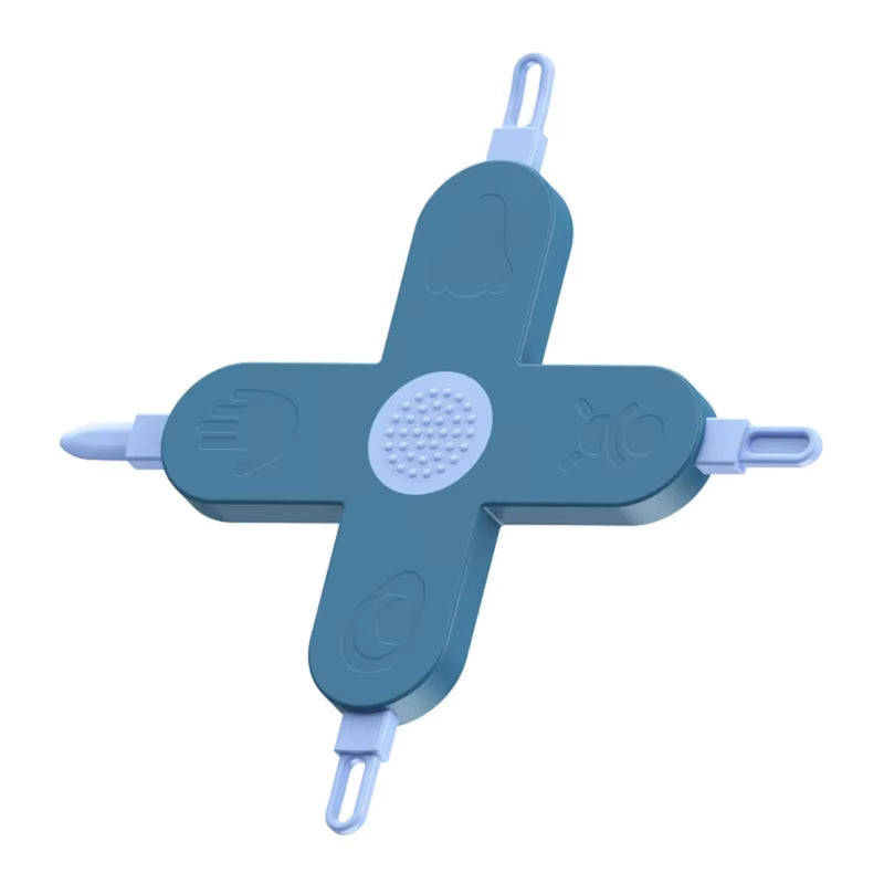 4-In-1 Baby Care Gadget Baby Dig Booger Clip Ear Wax Removal Tool Baby Ears&Nose&Navel Cleaning Tool Nasal Care Supplies