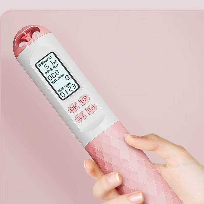 Weighted Skipping Rope Fitness Ropeless Jump Rope with Countersmart Cordless Counting Skipping Rope for Fitness Accessories