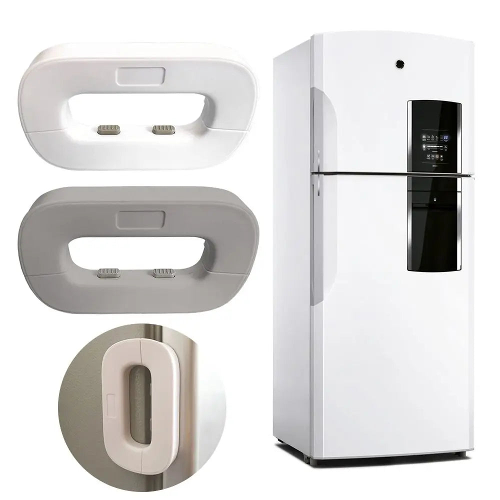 Household Refrigerator Lock Freezer Door Lock Toddler Children'S Cabinet Safety Lock Baby Anti-Pinching Safety for Baby Kitchen Gadgets