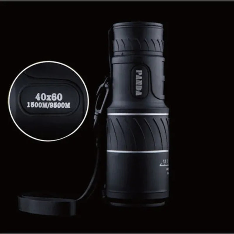 40X60/12X30 Zoomable Monocular HD Telescope Binoculars for Hunting Camping Hiking Travel Outdoor Sports