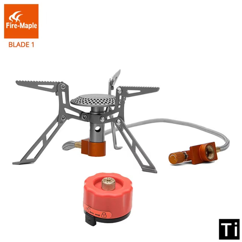 Fire Maple Titanium Stove Ultralight Outdoor Camping Hiking Stoves Lightweight Travel Gas Furnace Portable Gas Burners