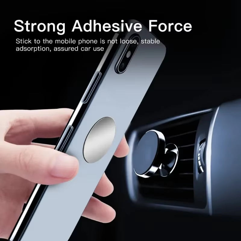 5Pcs Metal Plate Disk for Magnet Car Phone Holder round Iron Sheet Stickers Car Magnetic Phone Stand Mount Accessories