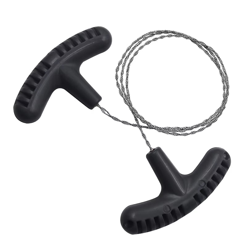 Manual Chain Saw Wire Saw Scroll Outdoor Emergency Travel Survival Tool 1Pcs Stainless Steel