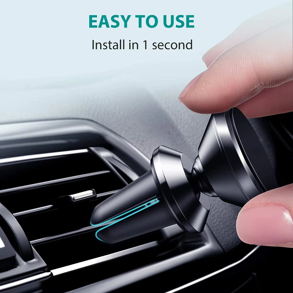 Magnetic Phone Holder in Car GPS Air Vent Mount Magnet Stand Car Mobile Phone Holder Car Accessories Interior Car Magnet Sticker