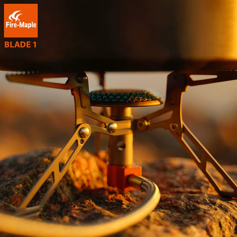 Fire Maple Titanium Stove Ultralight Outdoor Camping Hiking Stoves Lightweight Travel Gas Furnace Portable Gas Burners