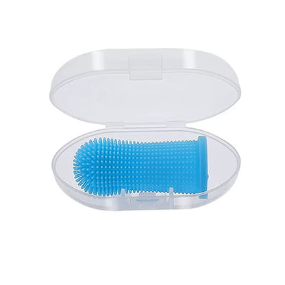 Soft Silicone Pet Dog Finger Toothbrush Pet Teeth Oral Cleaning Brush Pet Bad Breath Tartar Teeth Care Tool Dog Accessories
