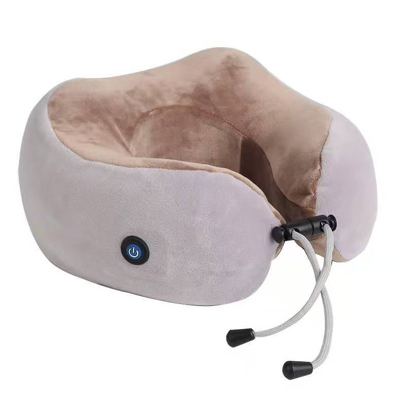 U Shaped Massage Pillow Neck Massage Device Electric Neck Massager Apparatus Shoulder Back Cervical Massager for Body Relaxation
