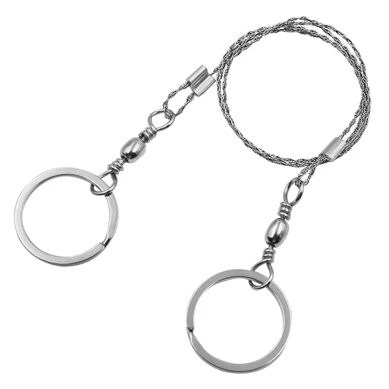 Manual Chain Saw Wire Saw Scroll Outdoor Emergency Travel Survival Tool 1Pcs Stainless Steel