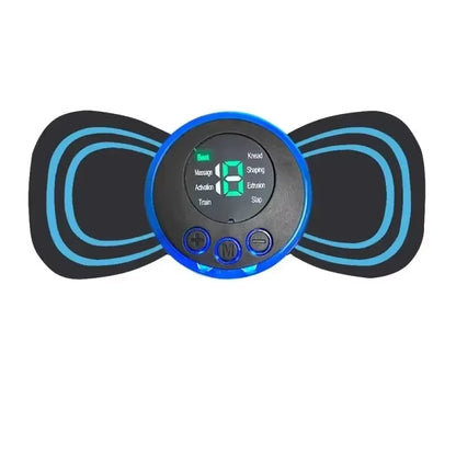Neck Rechargeable Massager Electric Neck Massage EMS Cervical Vertebra Massage Patch for Shoulder Relaxation Gift