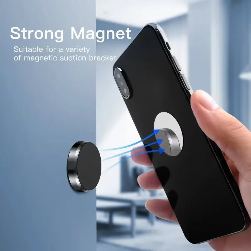5Pcs Metal Plate Disk for Magnet Car Phone Holder round Iron Sheet Stickers Car Magnetic Phone Stand Mount Accessories