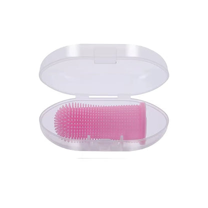 Soft Silicone Pet Dog Finger Toothbrush Pet Teeth Oral Cleaning Brush Pet Bad Breath Tartar Teeth Care Tool Dog Accessories