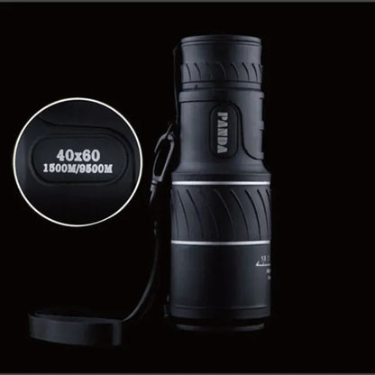 40X60/12X30 Zoomable Monocular HD Telescope Binoculars for Hunting Camping Hiking Travel Outdoor Sports